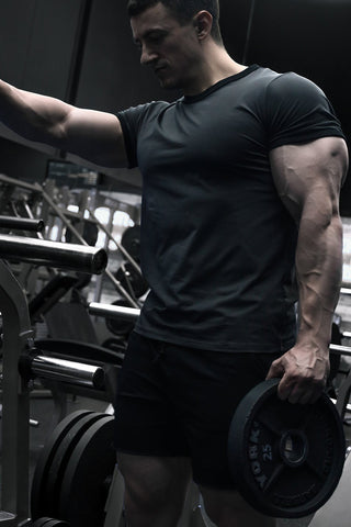 Casual Classic Ringer T-Shirt - Dark Gray