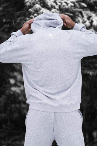 All Or Nothing French Terry Classic Zip-Up Hoodie - Light Gray - Jed North Canada